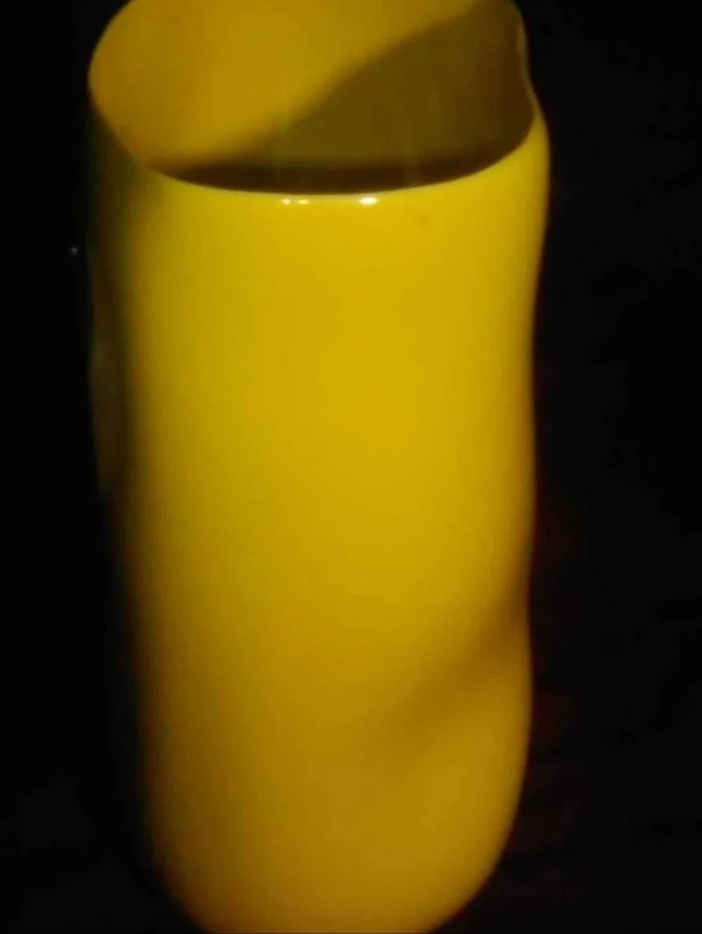 Yellow Ceramic Vase - Bright Yellow Home Accent